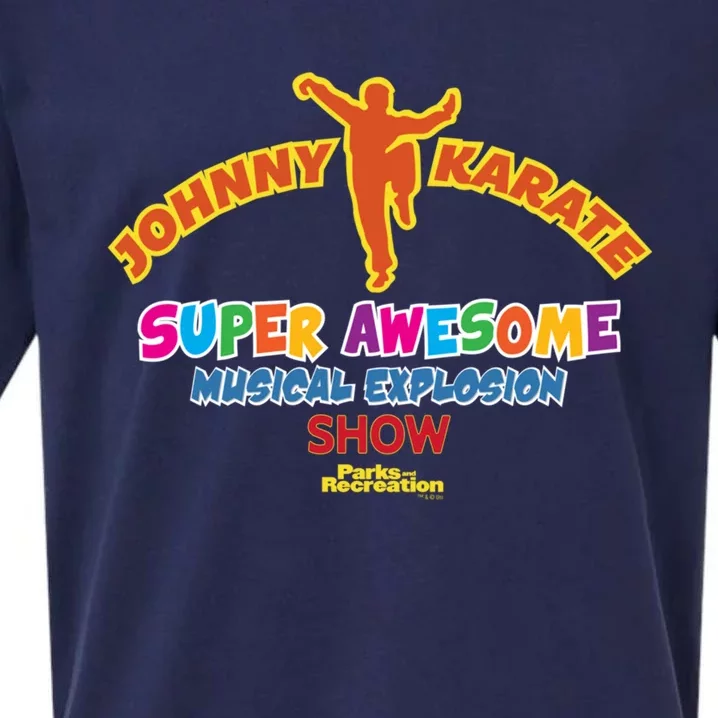 Parks And Rec Johnny Karate Musical Explosion Show Funny Gift Sueded Cloud Jersey T-Shirt