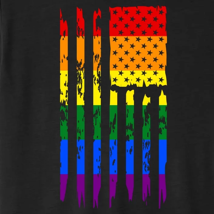 Pride American Rainbow Flag ChromaSoft Performance T-Shirt