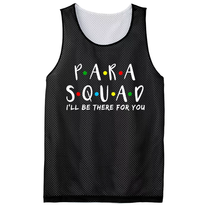 Para Squad I'll Be There For You Mesh Reversible Basketball Jersey Tank