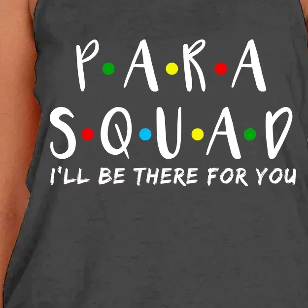 Para Squad I'll Be There For You Women's Knotted Racerback Tank