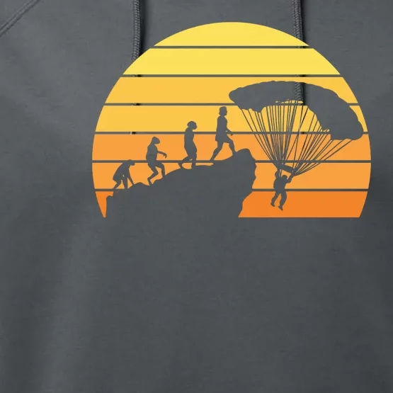 Parachuting Evolution Performance Fleece Hoodie