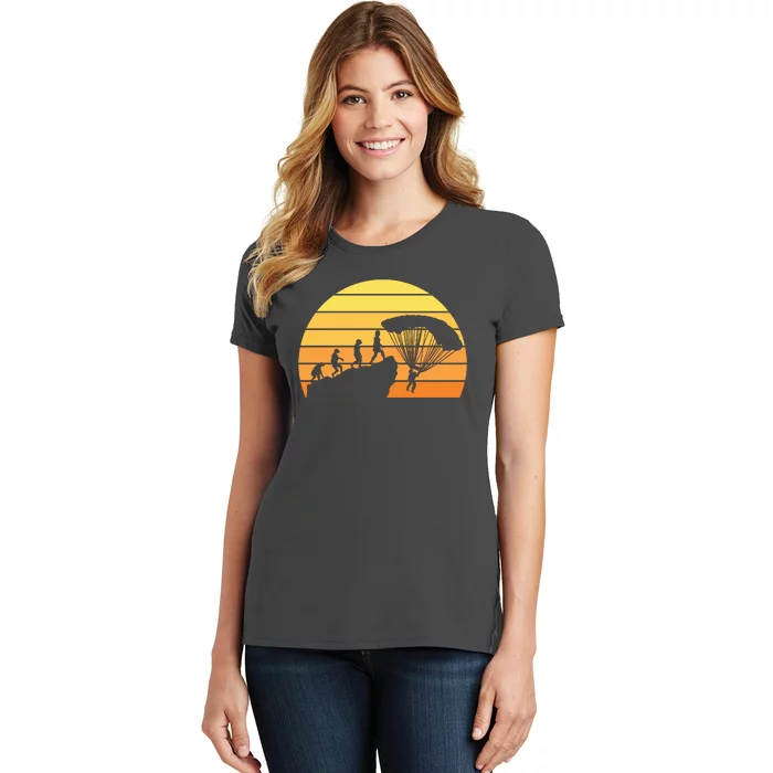 Parachuting Evolution Women's T-Shirt