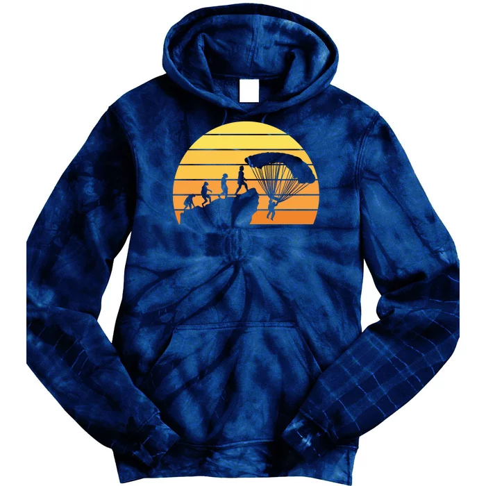 Parachuting Evolution Tie Dye Hoodie