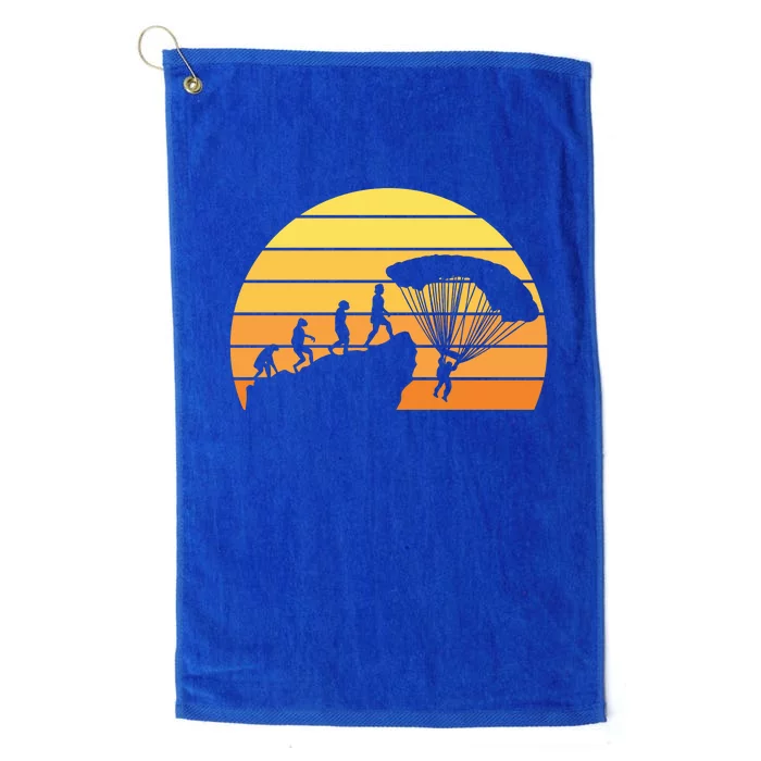 Parachuting Evolution Platinum Collection Golf Towel