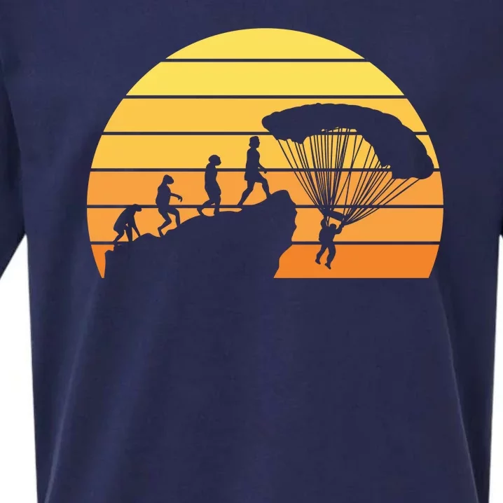 Parachuting Evolution Sueded Cloud Jersey T-Shirt