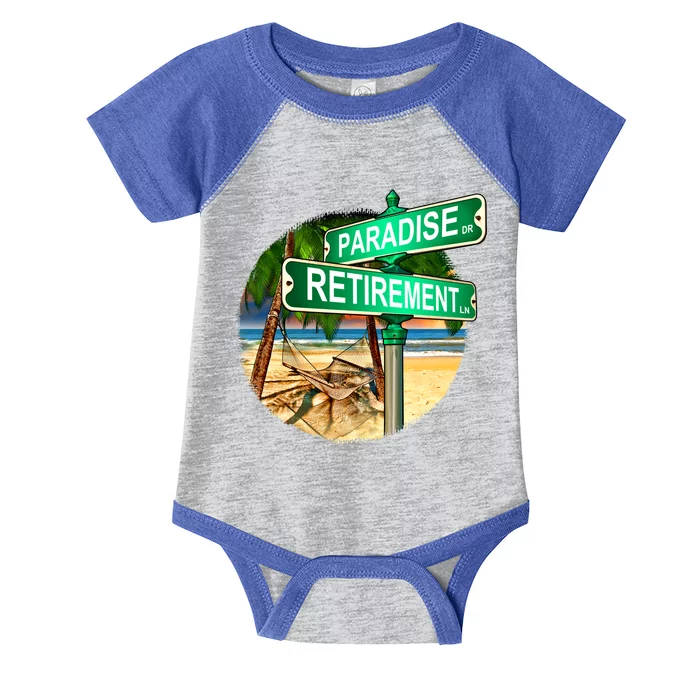 Paradise Dr Retirement Ln Infant Baby Jersey Bodysuit