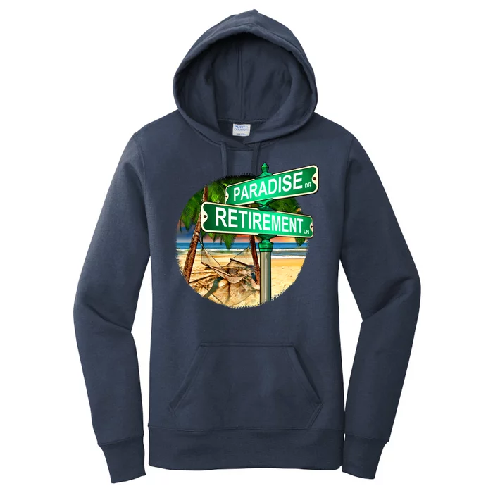 Paradise Dr Retirement Ln Women's Pullover Hoodie