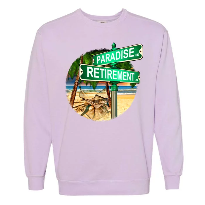 Paradise Dr Retirement Ln Garment-Dyed Sweatshirt