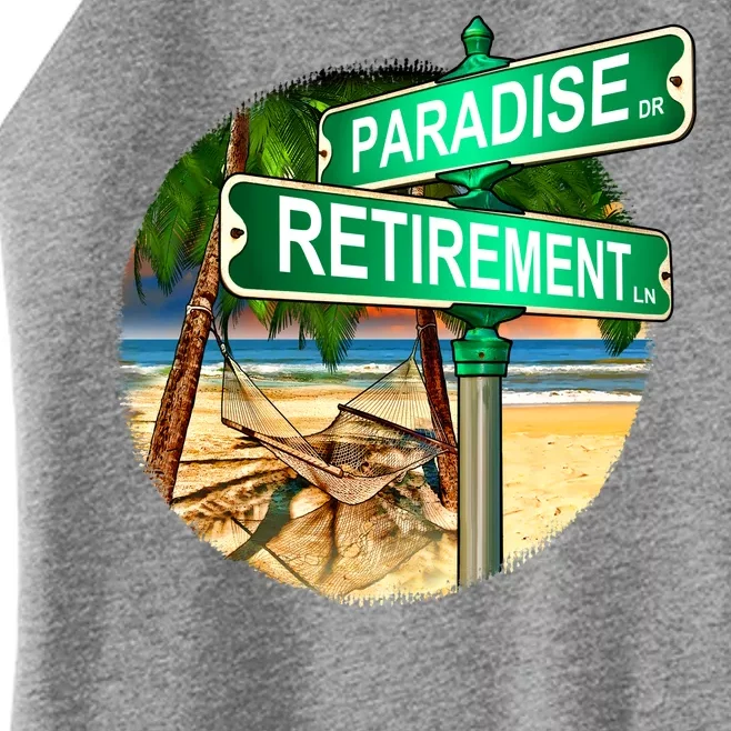 Paradise Dr Retirement Ln Women’s Perfect Tri Rocker Tank