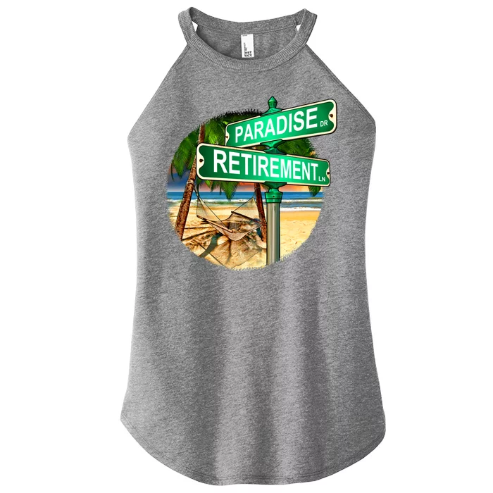 Paradise Dr Retirement Ln Women’s Perfect Tri Rocker Tank