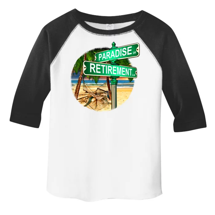 Paradise Dr Retirement Ln Toddler Fine Jersey T-Shirt