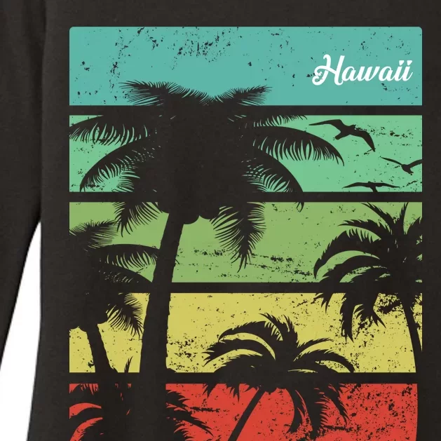 Paradise In Hawaii Womens CVC Long Sleeve Shirt