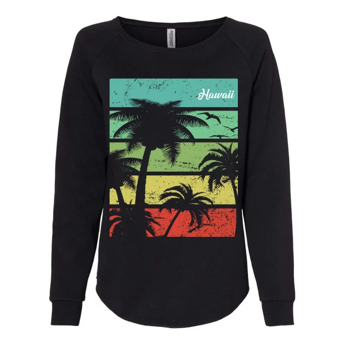 Paradise In Hawaii Womens California Wash Sweatshirt