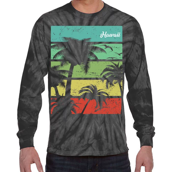 Paradise In Hawaii Tie-Dye Long Sleeve Shirt