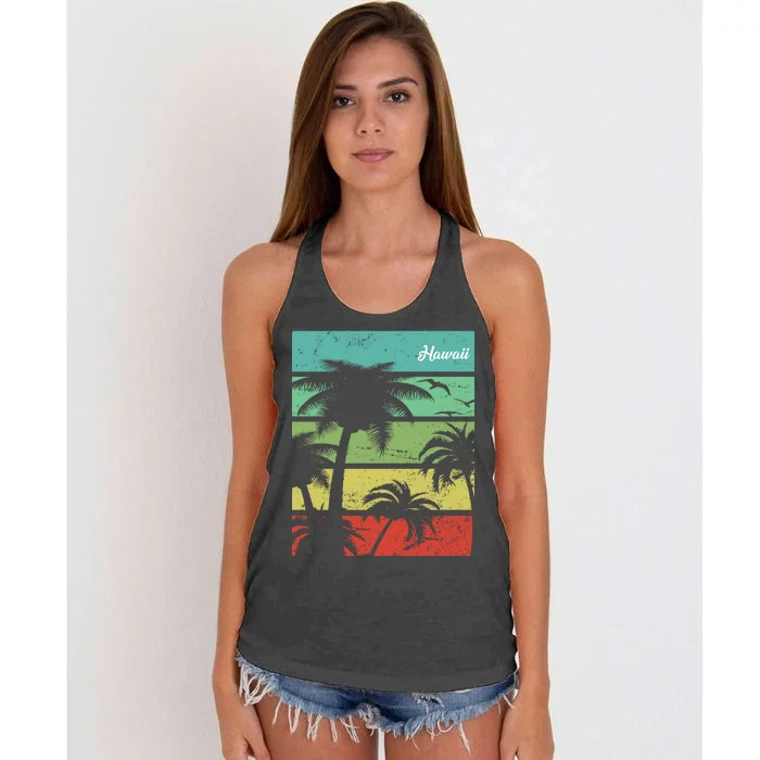 Paradise In Hawaii Women's Knotted Racerback Tank