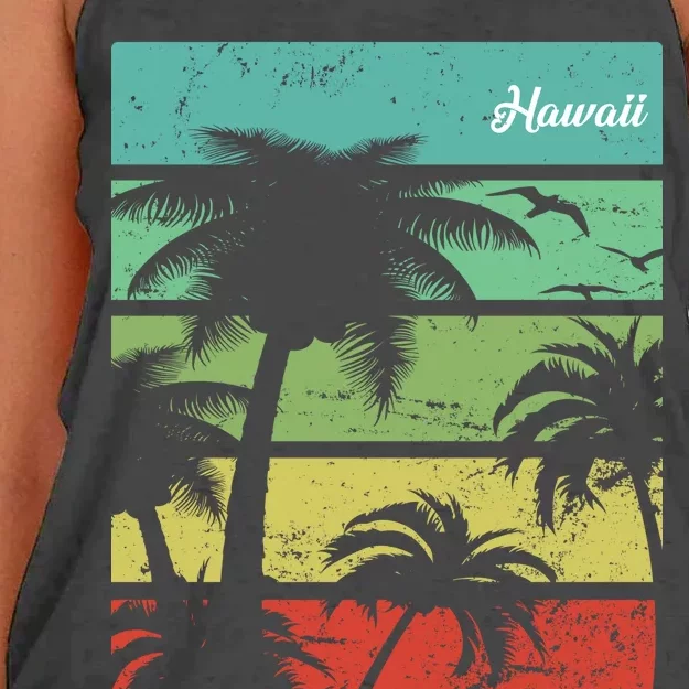 Paradise In Hawaii Women's Knotted Racerback Tank