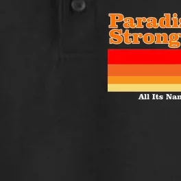 Paradise Strong Camp Fire California Dry Zone Grid Performance Polo