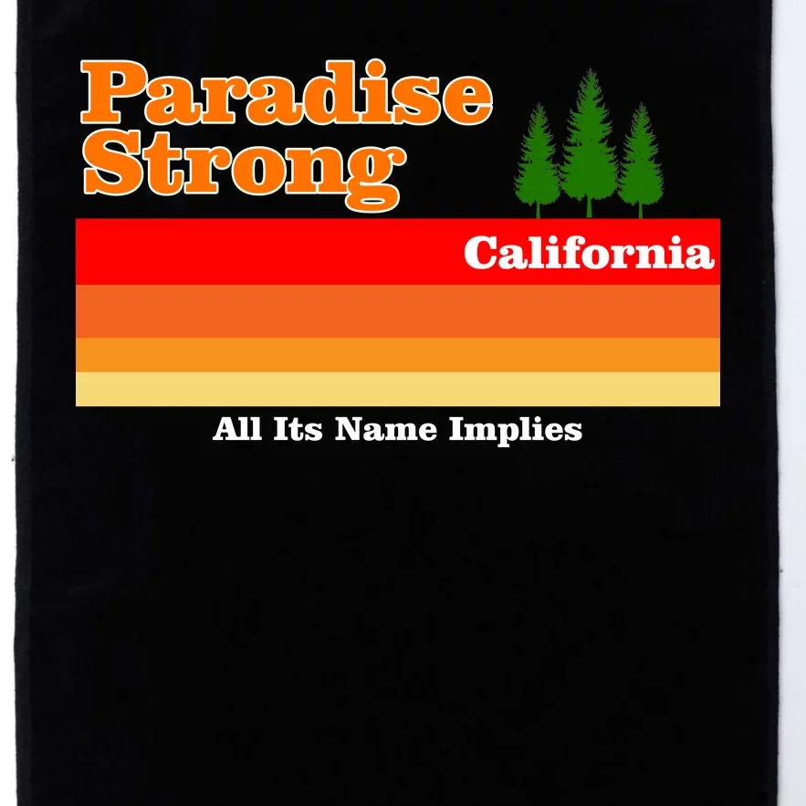 Paradise Strong Camp Fire California Platinum Collection Golf Towel