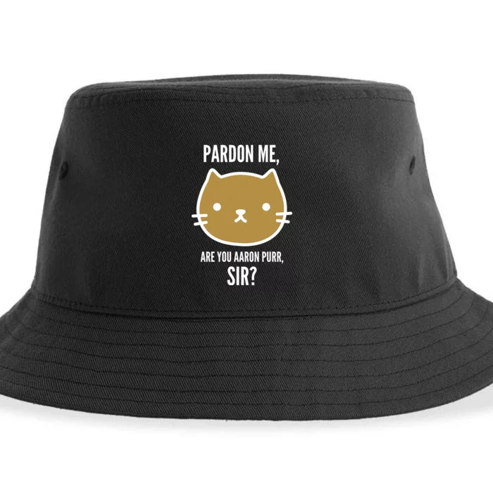 Pardon Me Are You Aaron Purr, Sir? Sustainable Bucket Hat