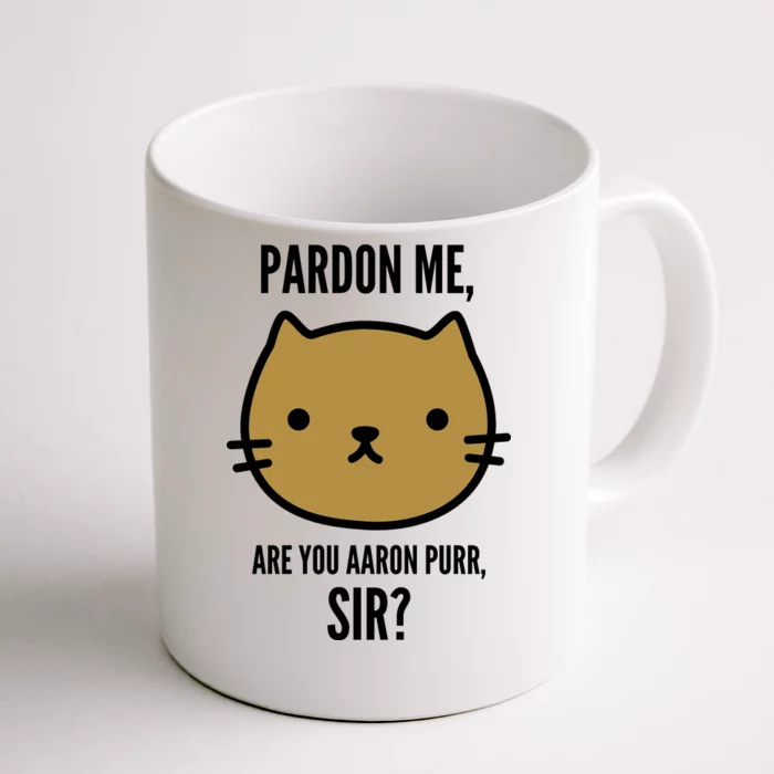 Cute Hamilton Cat - Pardon Me, Are You Aaron Purr, Sir? Shirt