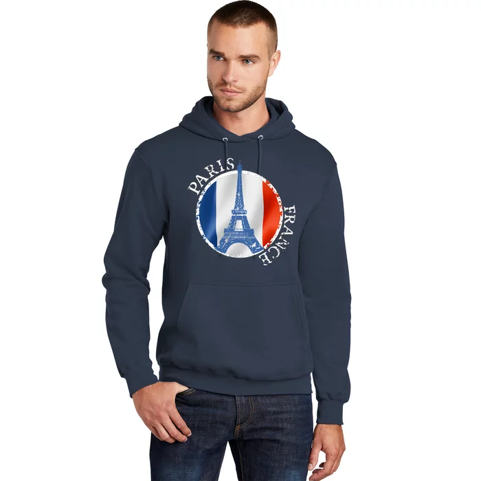 Paris France Peace Eiffel Tower Flag Hoodie