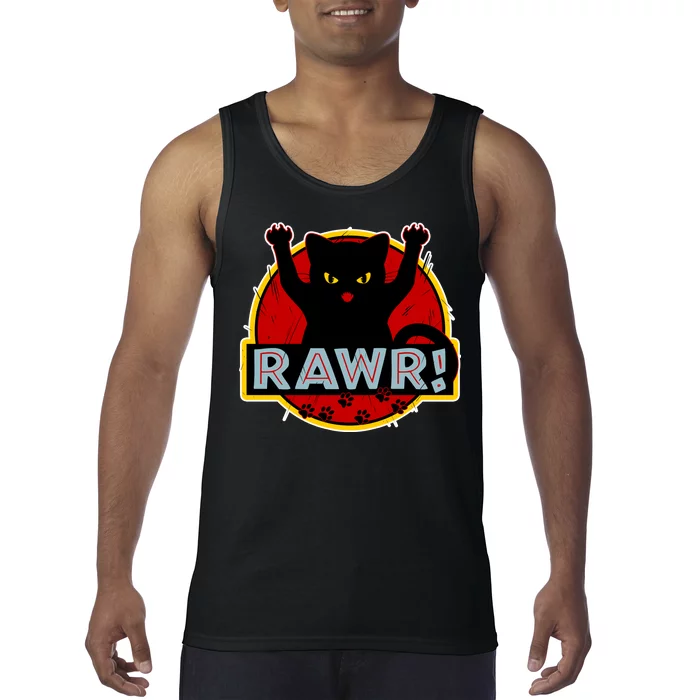 Parody Cat Rawr Logo Tank Top