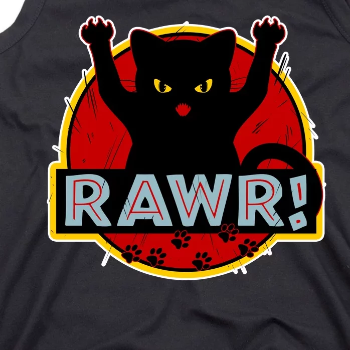 Parody Cat Rawr Logo Tank Top