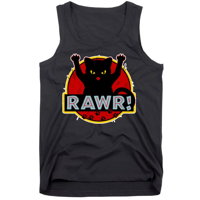 Parody Cat Rawr Logo Tank Top