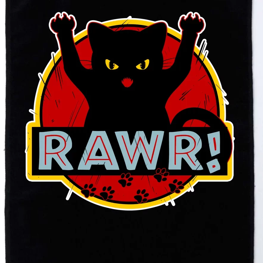 Parody Cat Rawr Logo Platinum Collection Golf Towel