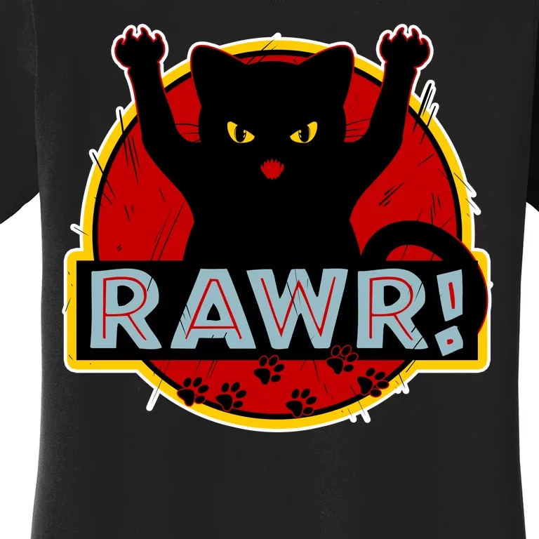 Parody Cat Rawr Logo Women's T-Shirt