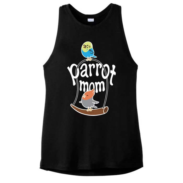 Parrot Mom Ladies Tri-Blend Wicking Tank