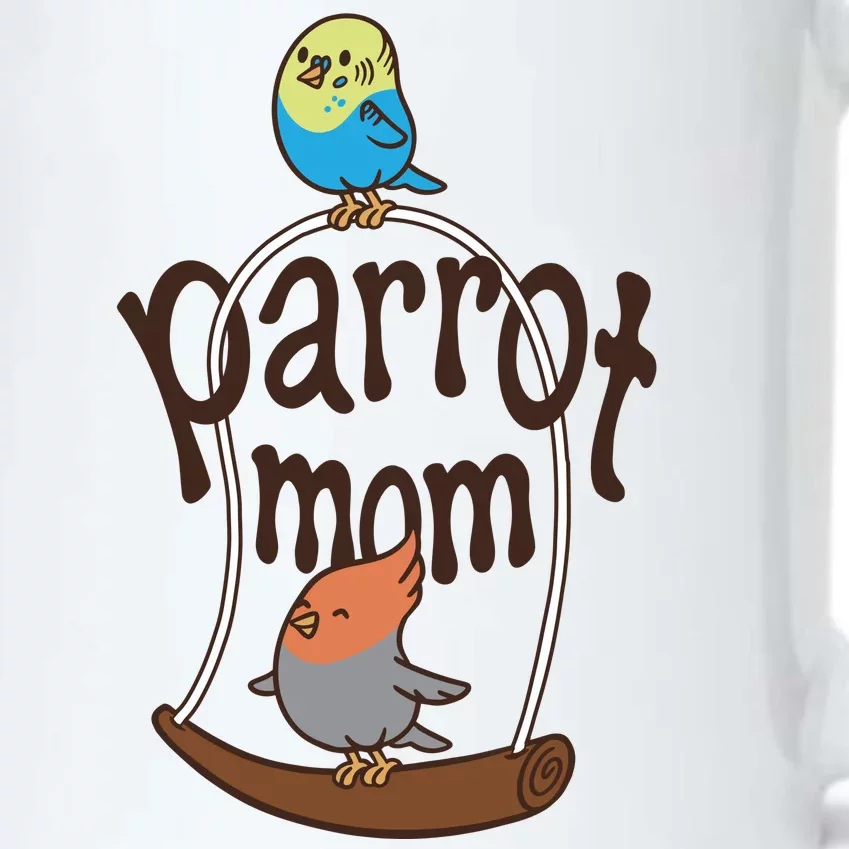 Parrot Mom Black Color Changing Mug