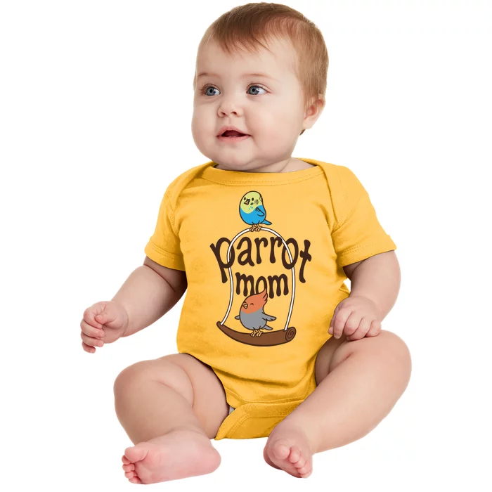 Parrot Mom Baby Bodysuit