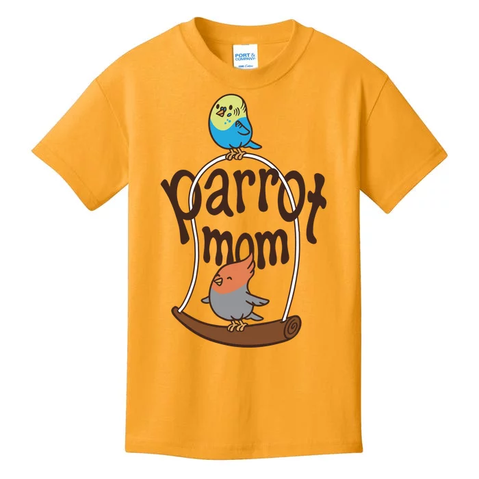 Parrot Mom Kids T-Shirt