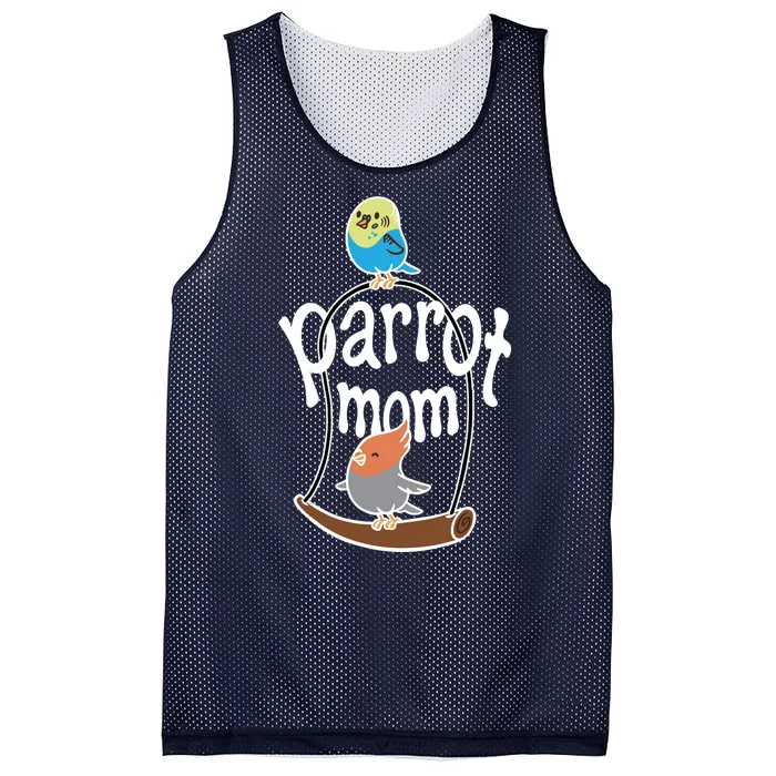 Parrot Mom Mesh Reversible Basketball Jersey Tank