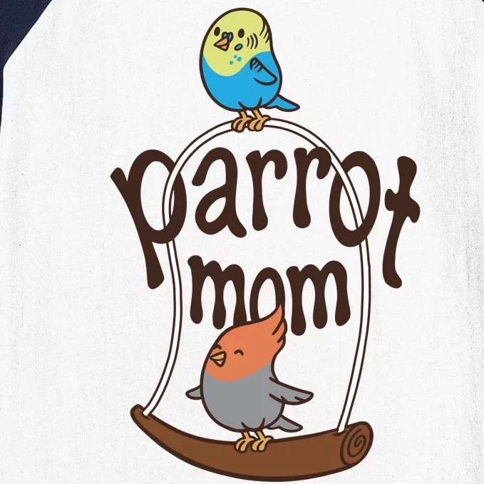 Parrot Mom Baseball Sleeve Shirt