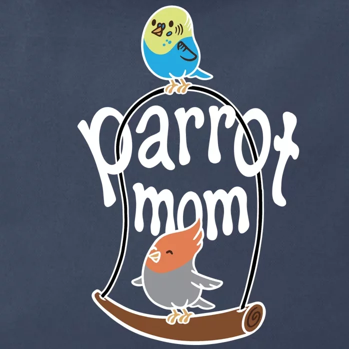 Parrot Mom Zip Tote Bag