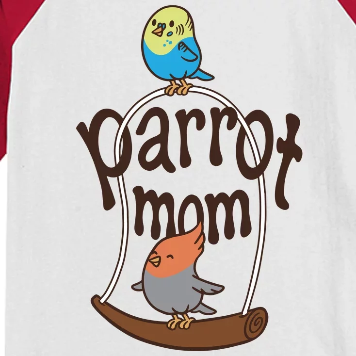 Parrot Mom Kids Colorblock Raglan Jersey