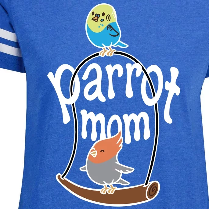 Parrot Mom Enza Ladies Jersey Football T-Shirt