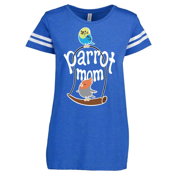 Parrot Mom Enza Ladies Jersey Football T-Shirt