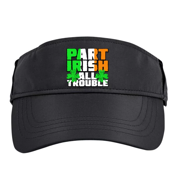 Part Irish All Trouble Adult Drive Performance Visor