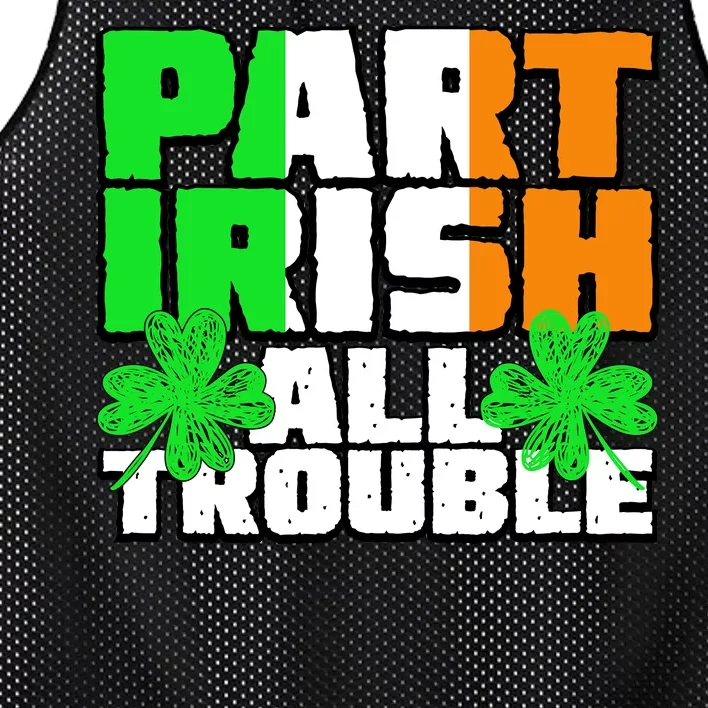 Part Irish All Trouble Mesh Reversible Basketball Jersey Tank