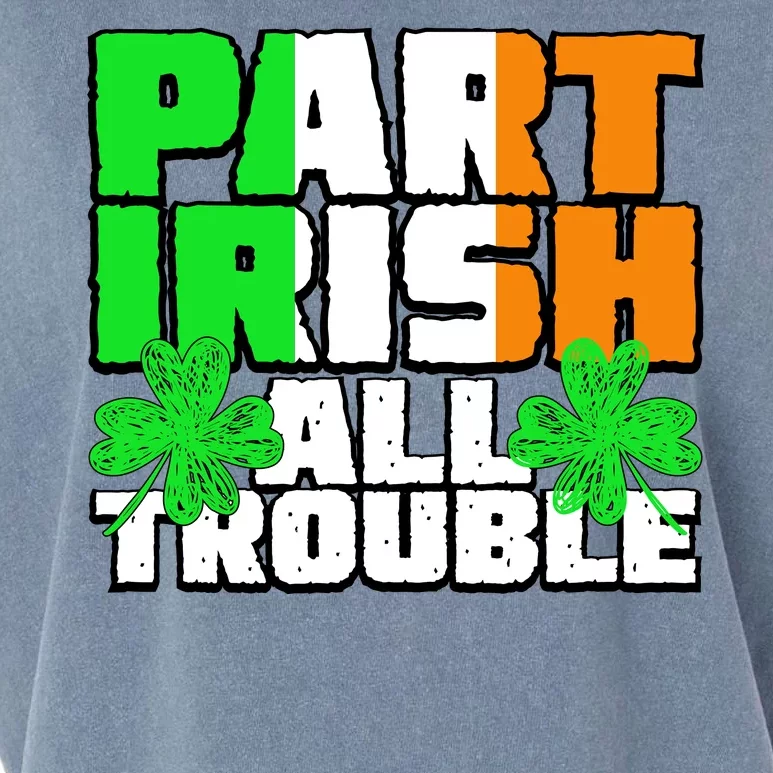 Part Irish All Trouble Garment-Dyed Women's Muscle Tee