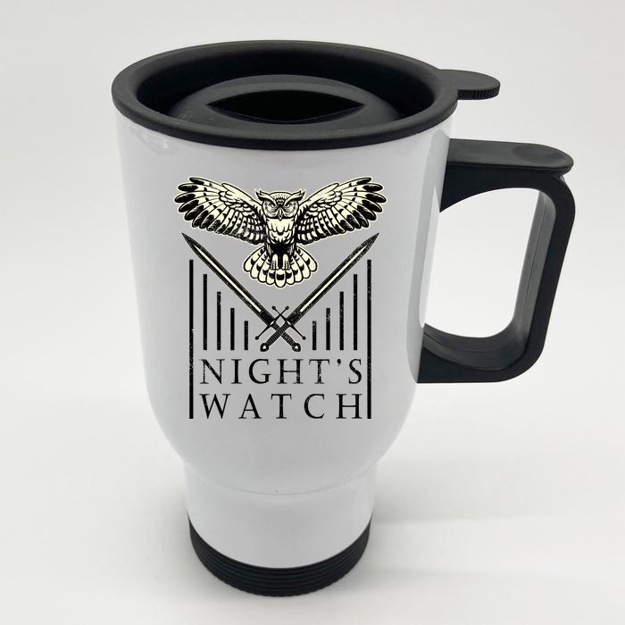 Part Of The Night's Watch Front & Back Stainless Steel Travel Mug