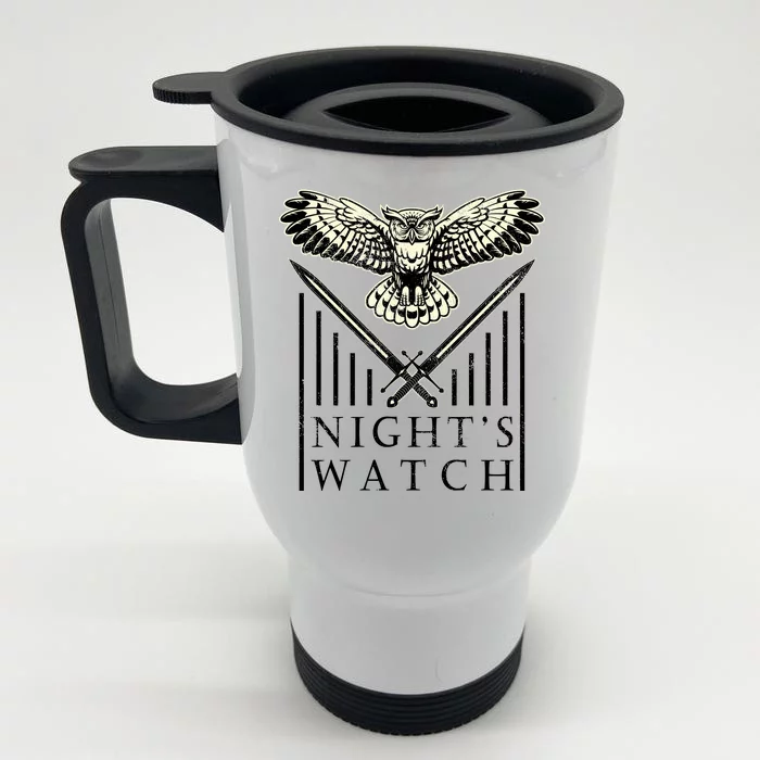 Part Of The Night's Watch Front & Back Stainless Steel Travel Mug