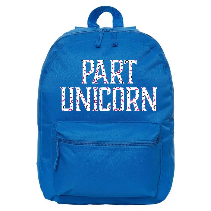 Part Unicorn 16 in Basic Backpack