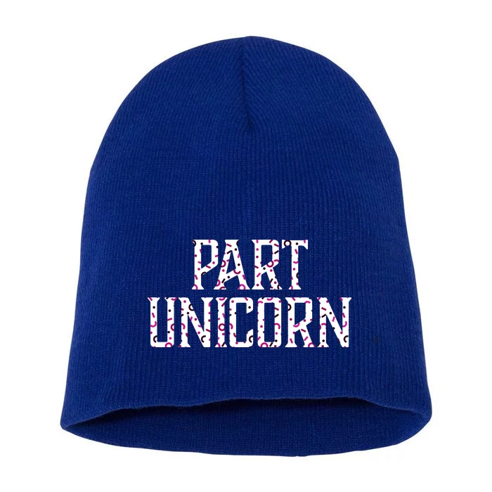 Part Unicorn Short Acrylic Beanie