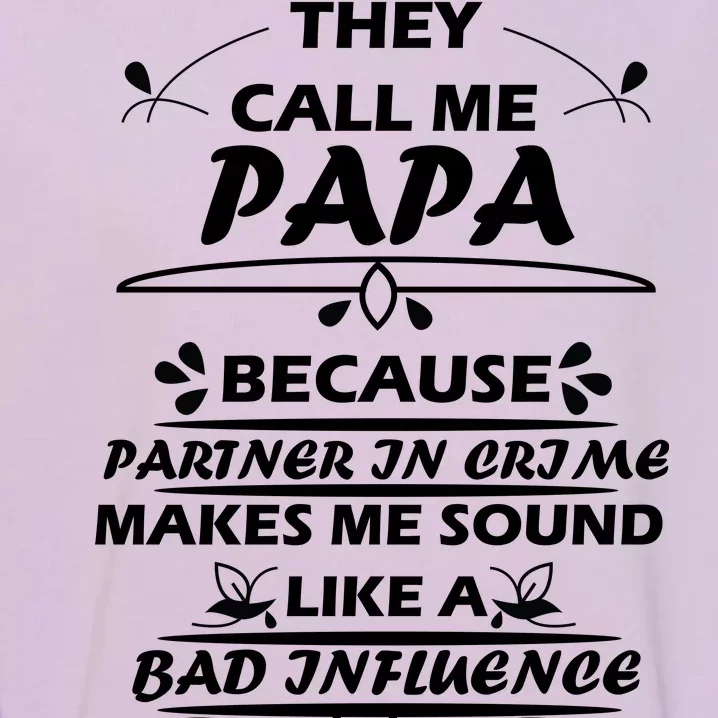 Partner And Crime Papa Garment-Dyed Sweatshirt