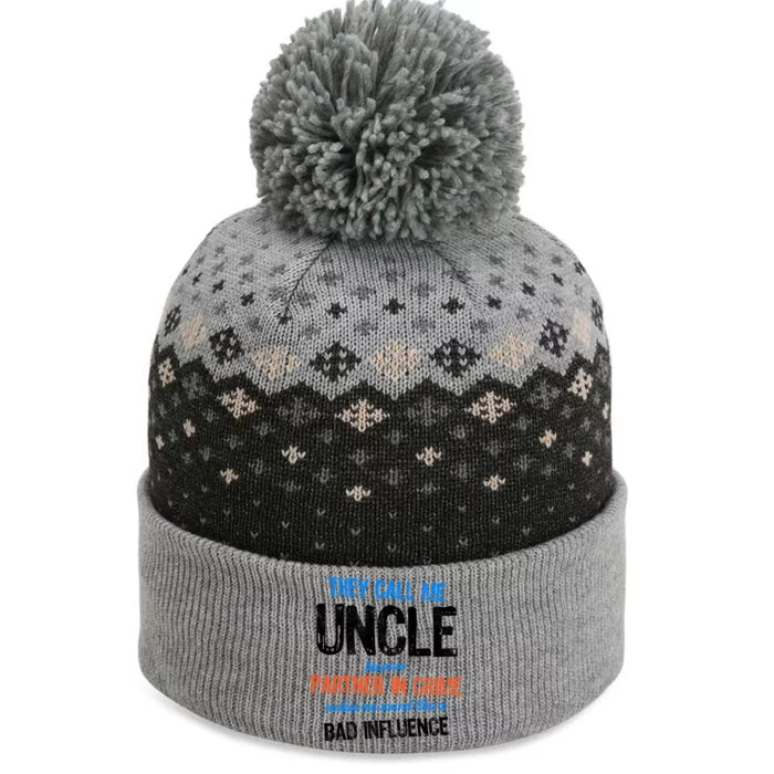 Partner In Crime Uncle The Baniff Cuffed Pom Beanie