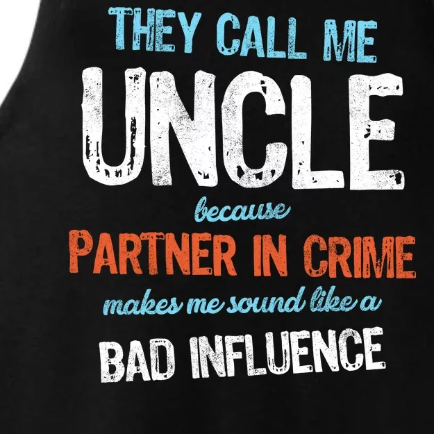 Partner In Crime Uncle Ladies Tri-Blend Wicking Tank